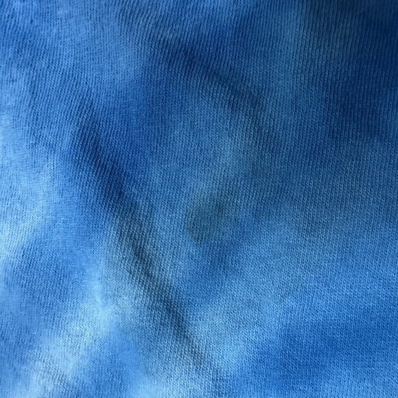 Cheech & Chong 2010 Sz XXL Comedy Duo Promo Blue Spiral Tie Dye Liquid Blue Tee - Picture 4 of 7